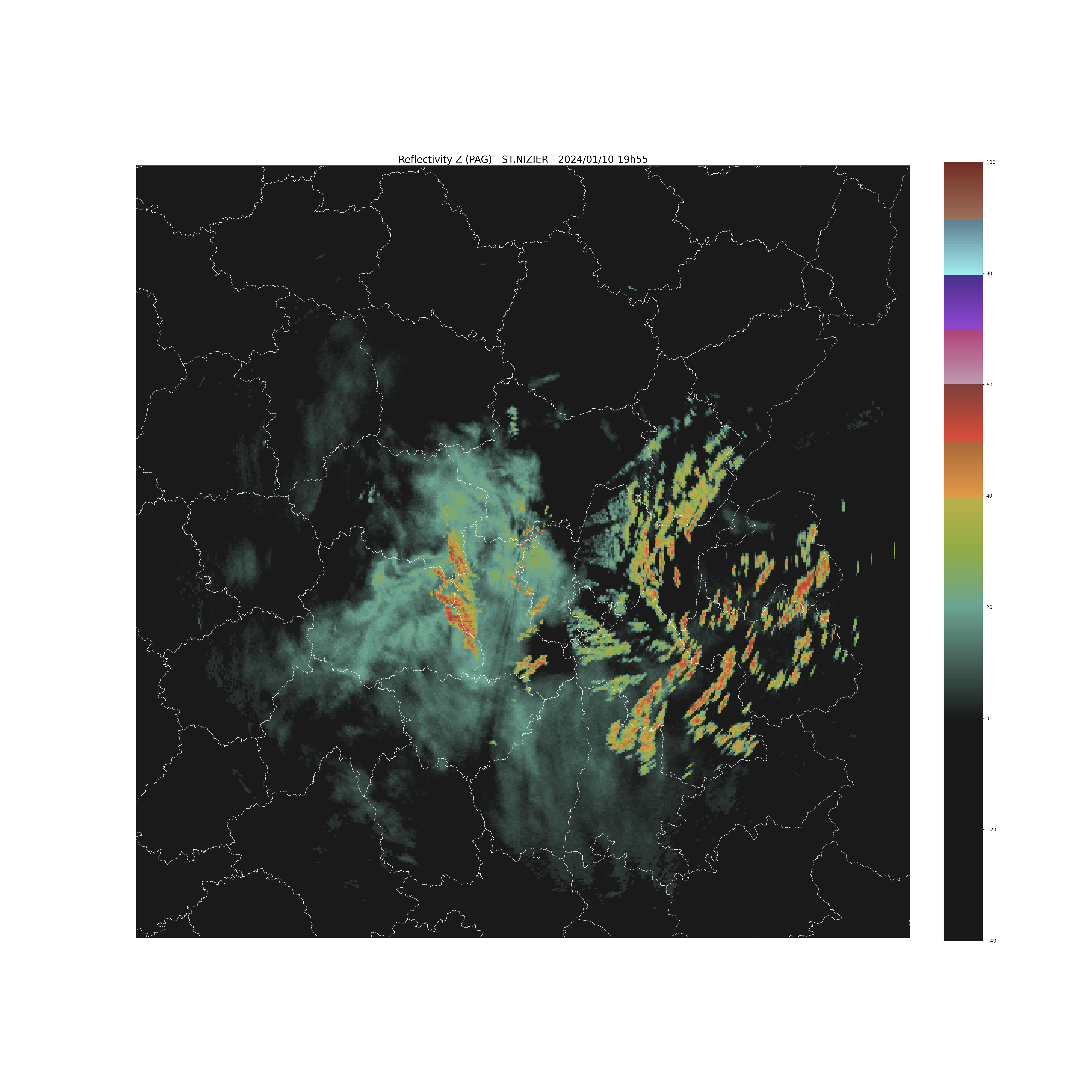 Screenshot of Radar bufr message